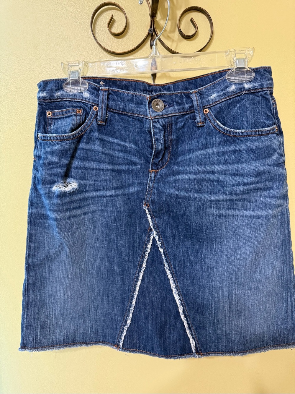 Banana Republic Dark Blue Denim Mini Skirt